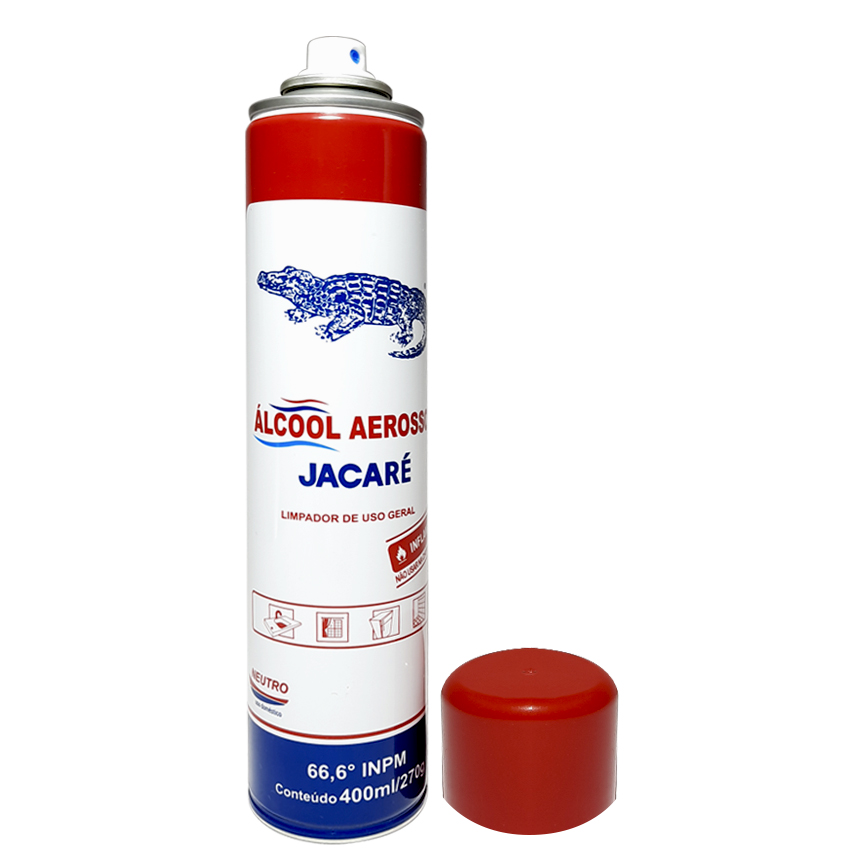 alcool (aberto com tampa ao lado)